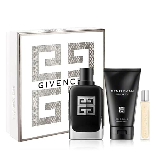 Givenchy Gentleman Society Eau de Parfum 100 ml + Givenchy Gentleman Society Gel Ducha 75 ml + Travel Size 12,5 ml Estuche para hombre